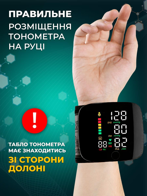 Тонометр автоматичний на зап’ястя